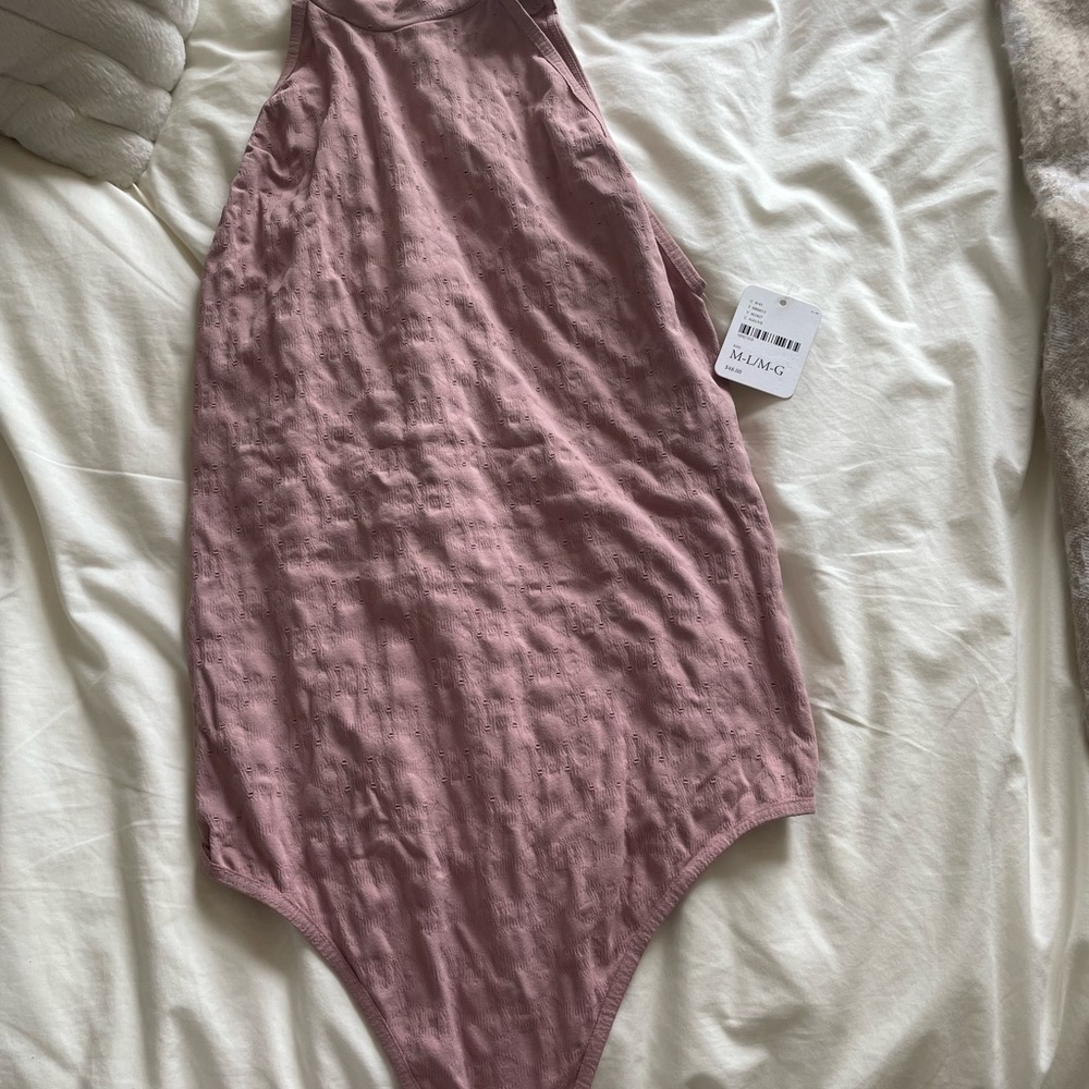 Free People Mock Neck Bodysuit